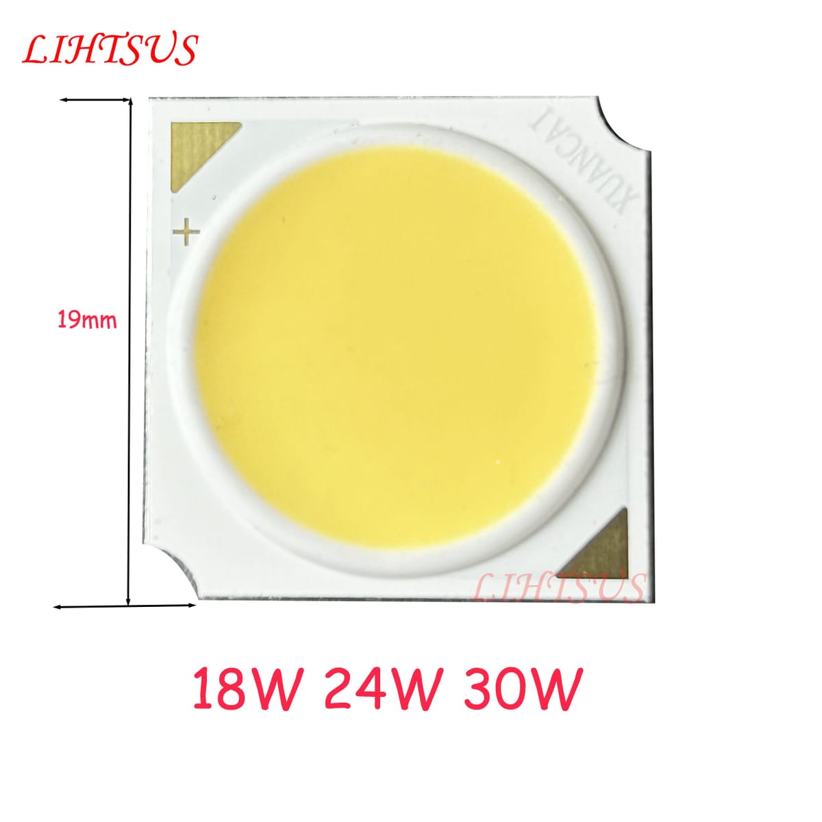 18W 24W 30W 1919mm CRI95 Cob LED Chip Light Beads  18W 24W 30W Light Emitting Diode bridgelux led DIY Track Lamp LED Grille Lamp