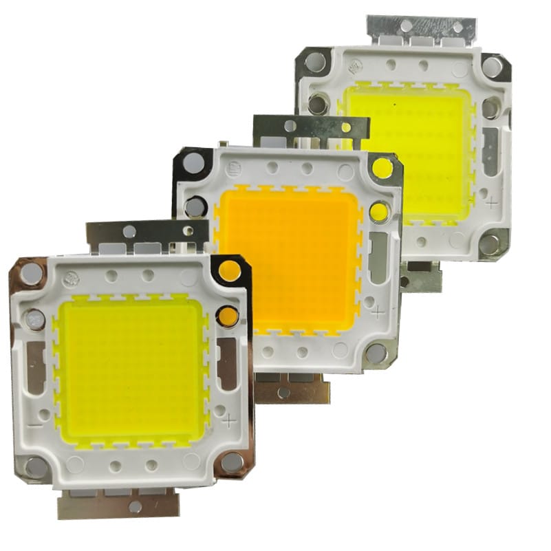 10W 20W 30W 50W 100W LED Chip Beads COB Backlight Diode Light Lighting Accessories For Outdoor focus DIY FloodLight Spotlight 1P