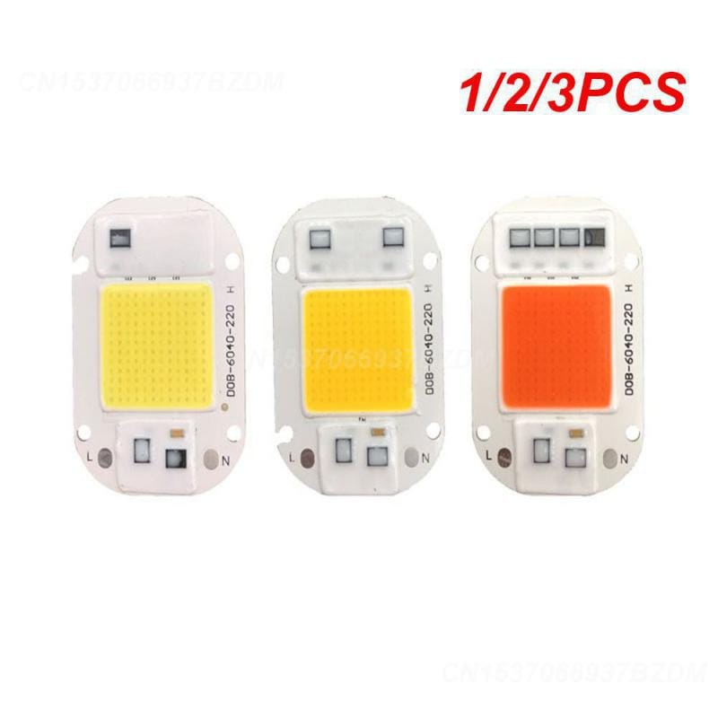 1/2/3PCS COB Module Driverless 220V 20W 30W Flip DOB 50w Led Chip Lamp Beads For Spotlight Floodlight Plants Growing Grow Light