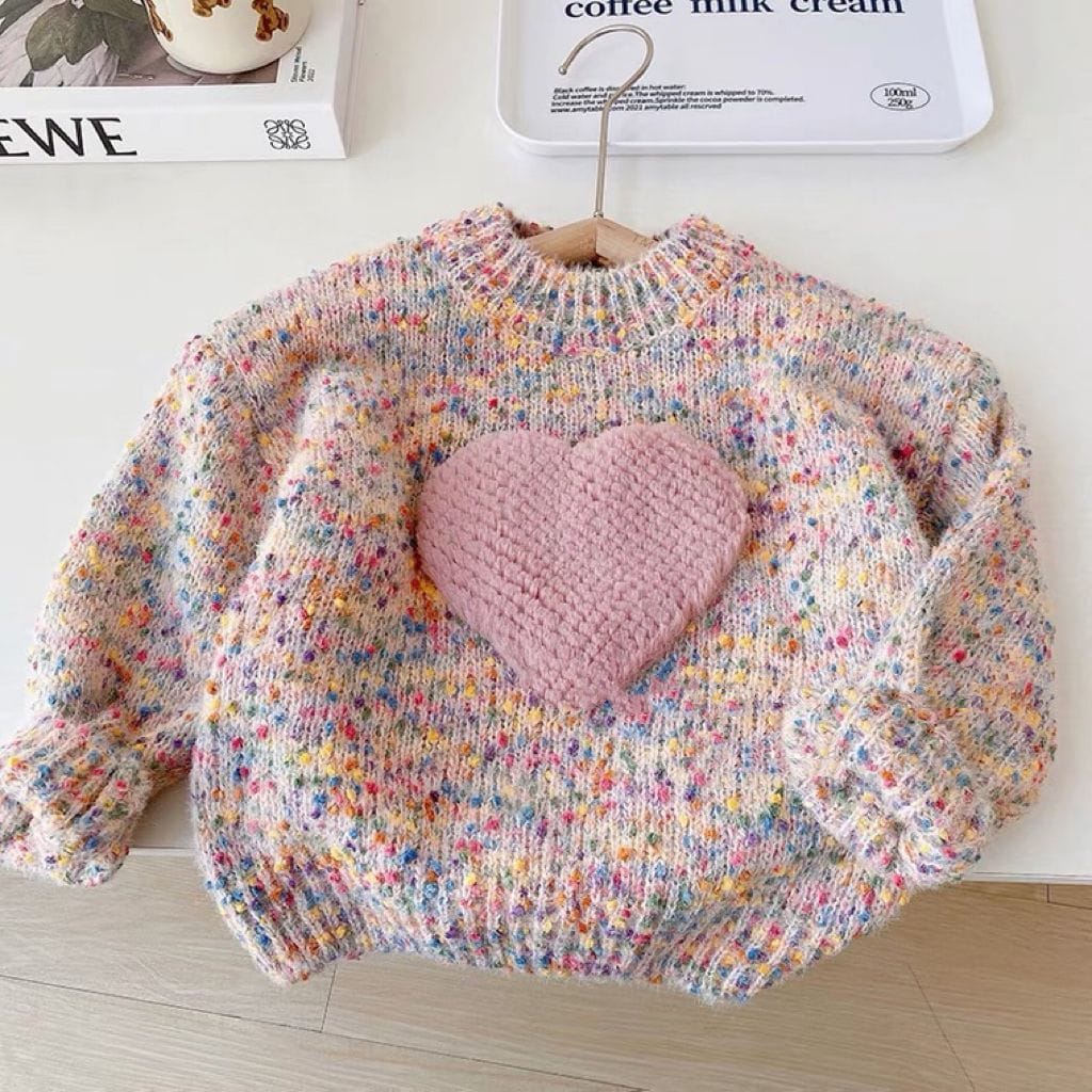 Baby Kids Sweater Tops Toddler Girl Clothes Pullover Autumn Winter Sweater Jacket Girls Knitted Wear Toddler Clothing