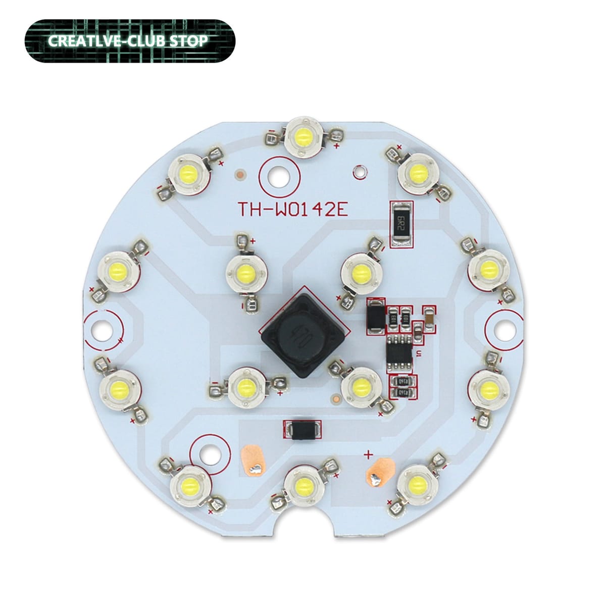 LED Lamp Chip Beads Smart IC 220V Input 6000-6500K 20-30W DC12-48V DIY Bulbs Source Light Board For Car Motorcycle Headlights