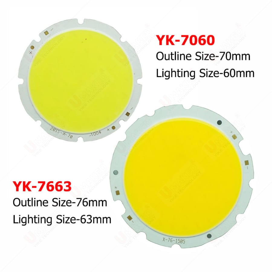 70mm Full power 20W 30W COB beads  Led Chip Diodes Surface Light for Led Bulb Spotlight Street Led Lamp source diy