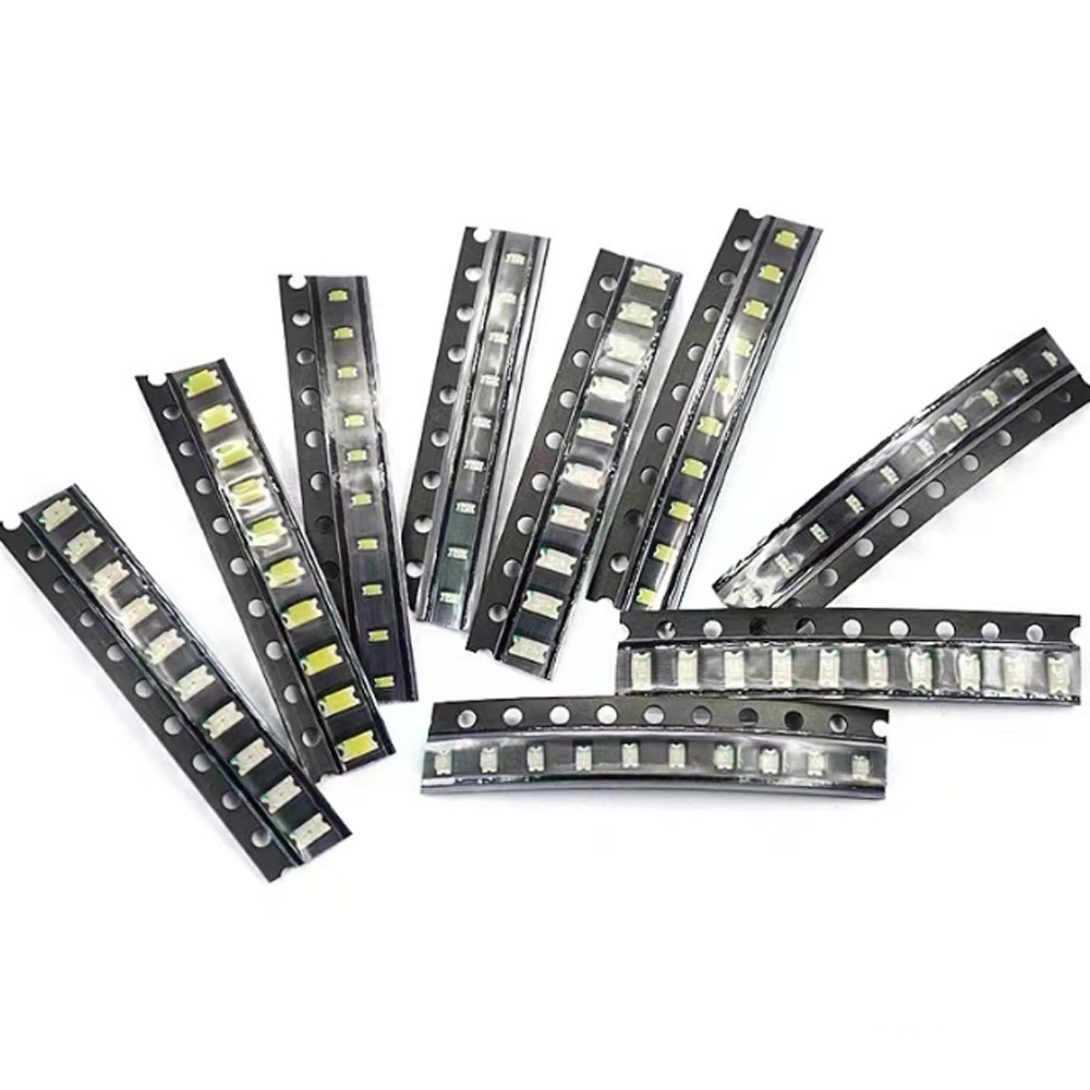 100pcs 3528 SMD LED Emitting Diode Kit Lamp Chip Light Beads Warm White Red Green Blue Yellow Orange UV Pink RGB Micro SMT