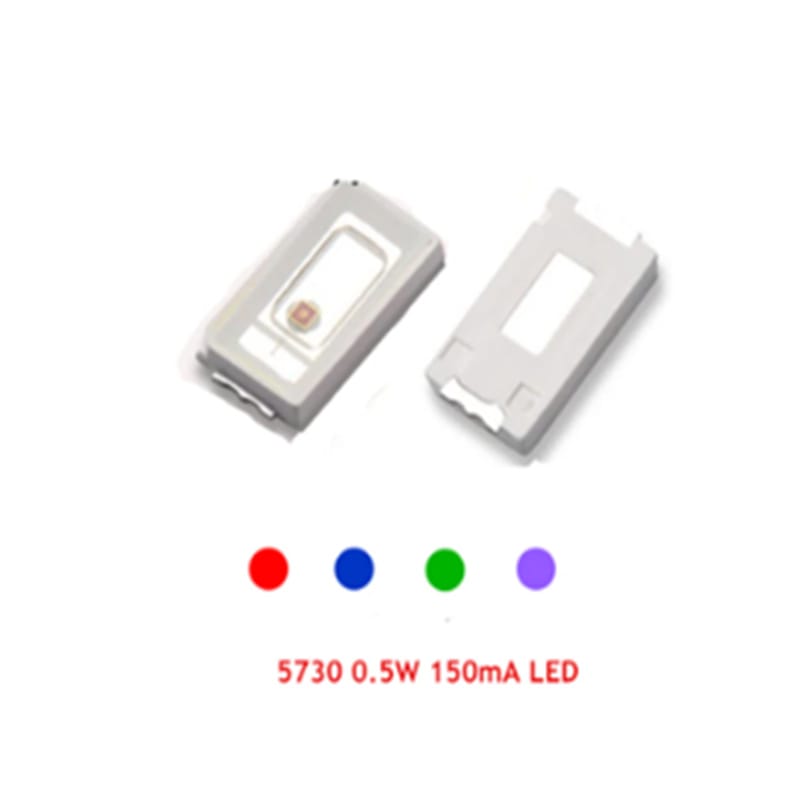 50PCS 5730 0.5W SMD LED 150MA RED / BLUE / GREEN / PURPLE / VIOLET SUPER Bright Light Beads