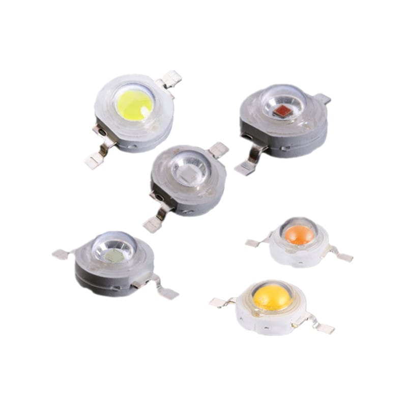 25PCS 3w LED High power beads Chips white warm Natural cold white red green blue yellow full spectrum lights free shipping