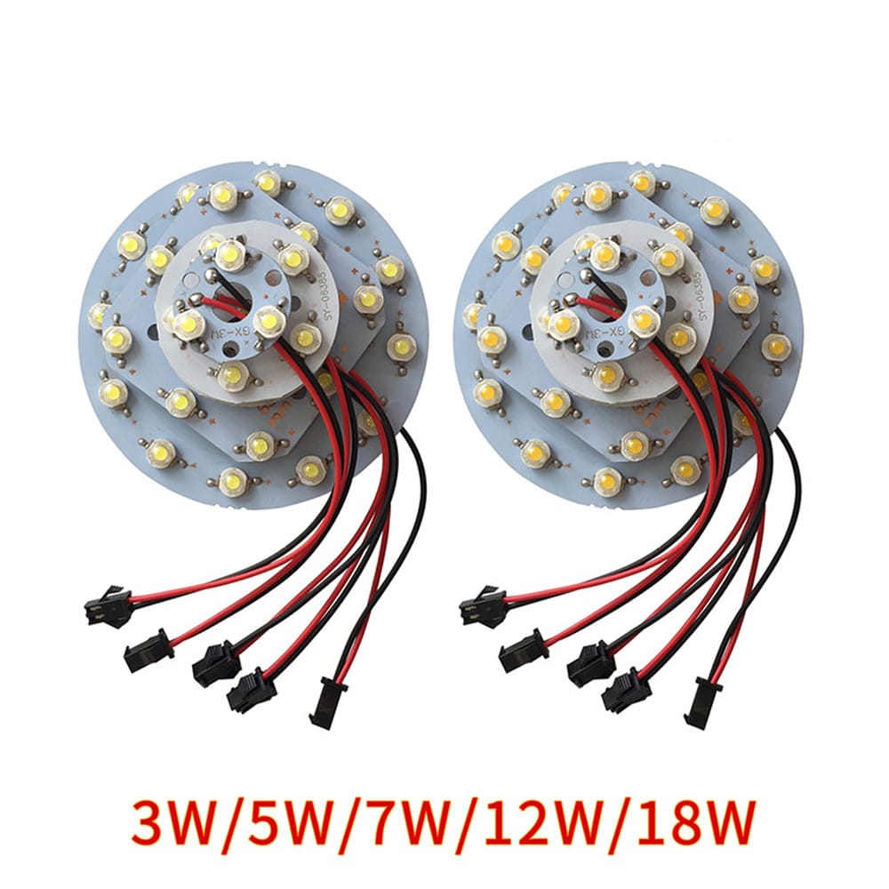 10pcs LED High Power Lamp Beads Light PCB 35mli Chip 3W 5W 7W 9W 12W 15W 18W  32mm 48mm 65mm 98mm For Blubs Downlight Spotlight