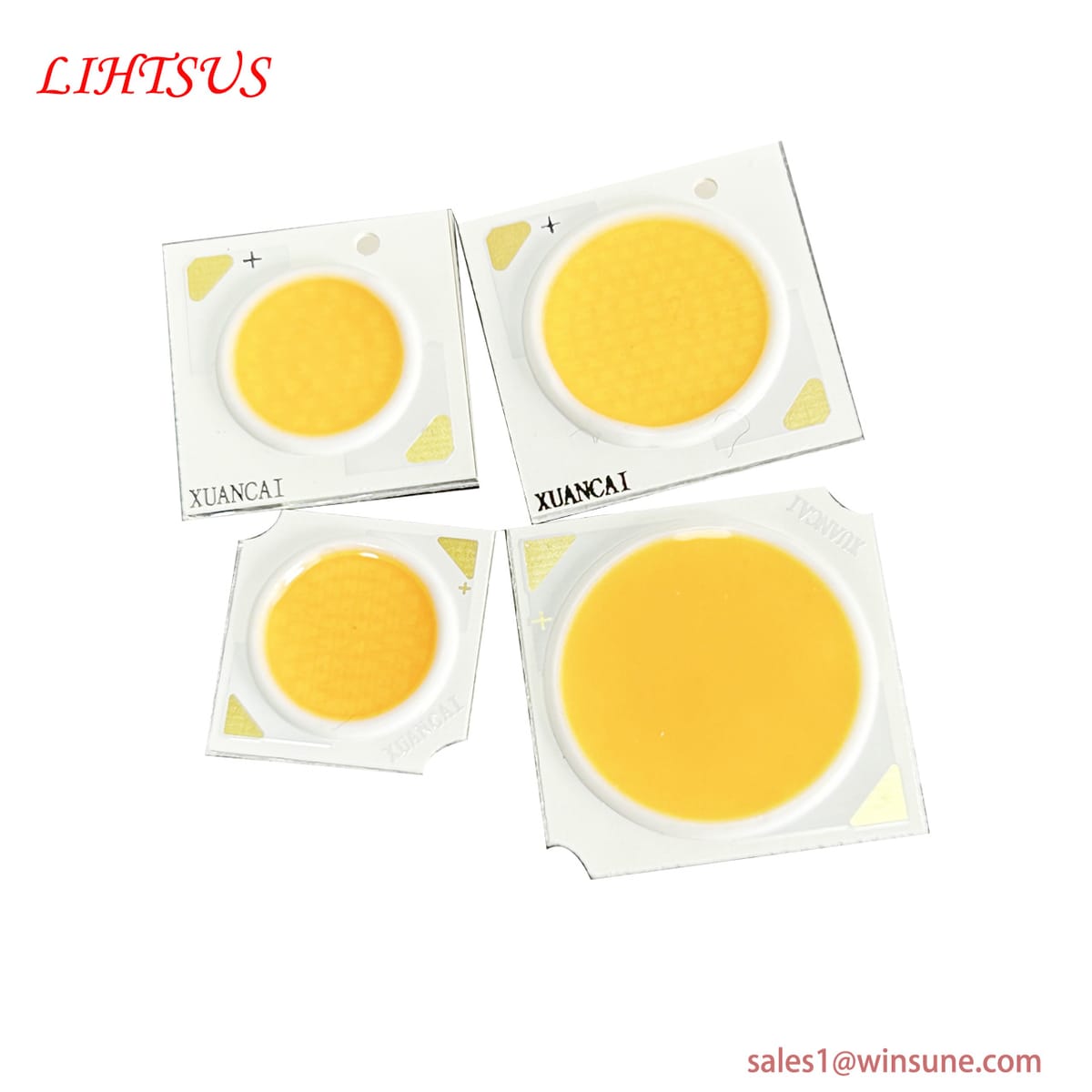LED COB 3 5 7 12 15 20 30 36 48W CRI95+  10-56V 110-120lm/W 3000-4000-6000K 1313 1616 1818 1919 Bridgelux Chip Light Bead Source
