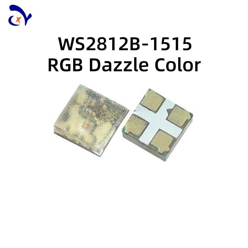 50PCS 1515 phantom color control led light beads built-in IC WS2812B light beads 5V 1515RGB miniature led light beads