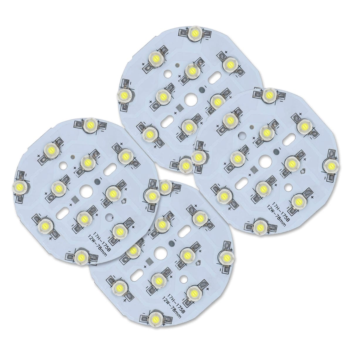 LED Lamp Chip Beads 36-39.5V 250-300mA Cool White 12W Source Light Board For Electric Vehicle Motorcycle Headlights DIY Bulbs