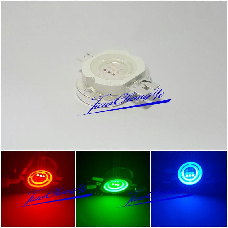 10W RGB Round High Power LED light SMD chip bead Panel 10 Watt Integrated bulb 1Pcs