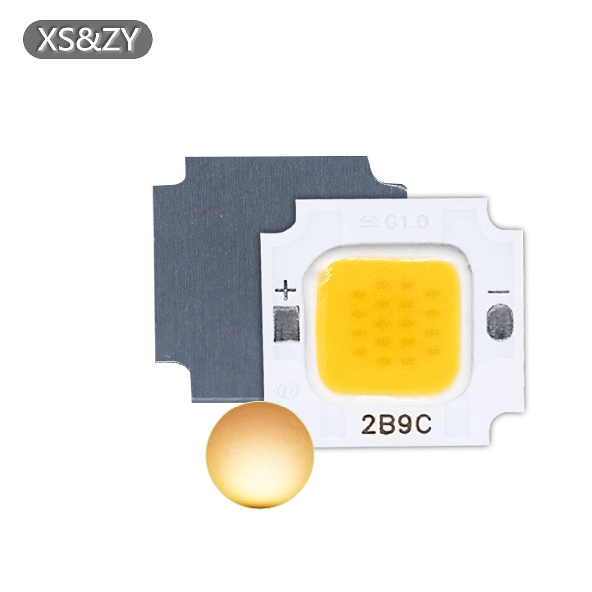5pcs LED COB Chip 10W DC30-32V 300mA Light Bead SMD DIY For LED Bulb Warm White Flood Light Spotlight Portable Light Source Chip
