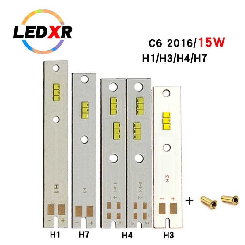 2pcs car special light source board C6/F2 H1/H4/H7 stickers 2016 lamp beads 5 watts spot direct sales