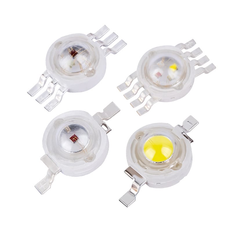 10PCS High power LED Beads 1W 3w  white warm Natural cold red green blue yellow full spectrum Chips lights