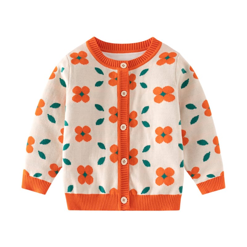 Jumping Meters 2-7T New Arrival Flowers Girls Sweaters Trees Winter Autumn Streetwear Fashion  Toddler Sweaters
