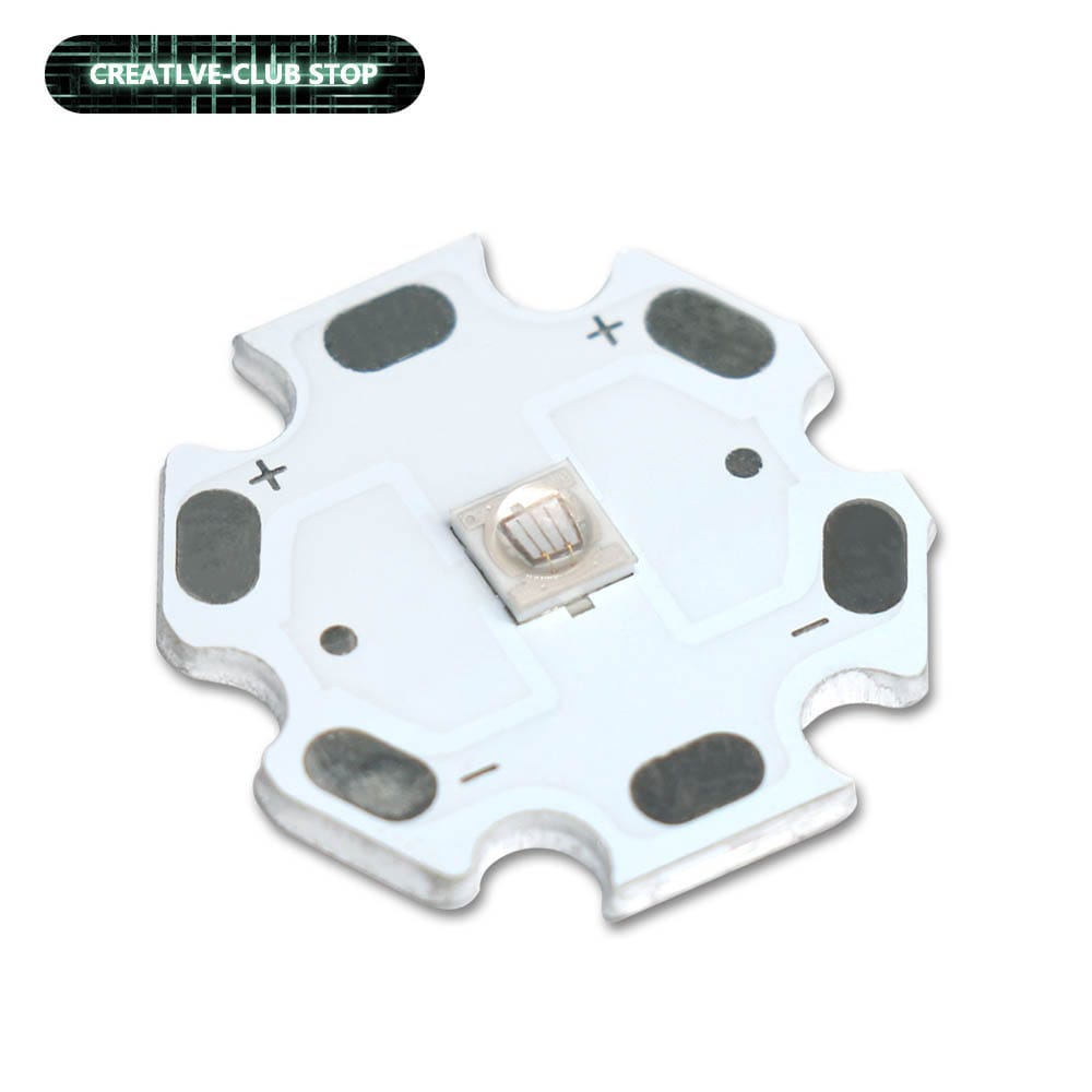 1-3W XML 3535 High Power UV Purple LED Flashlight Lamp Beads 300-600mA Lamp Diode LED phosphor lighting For Printer Curing