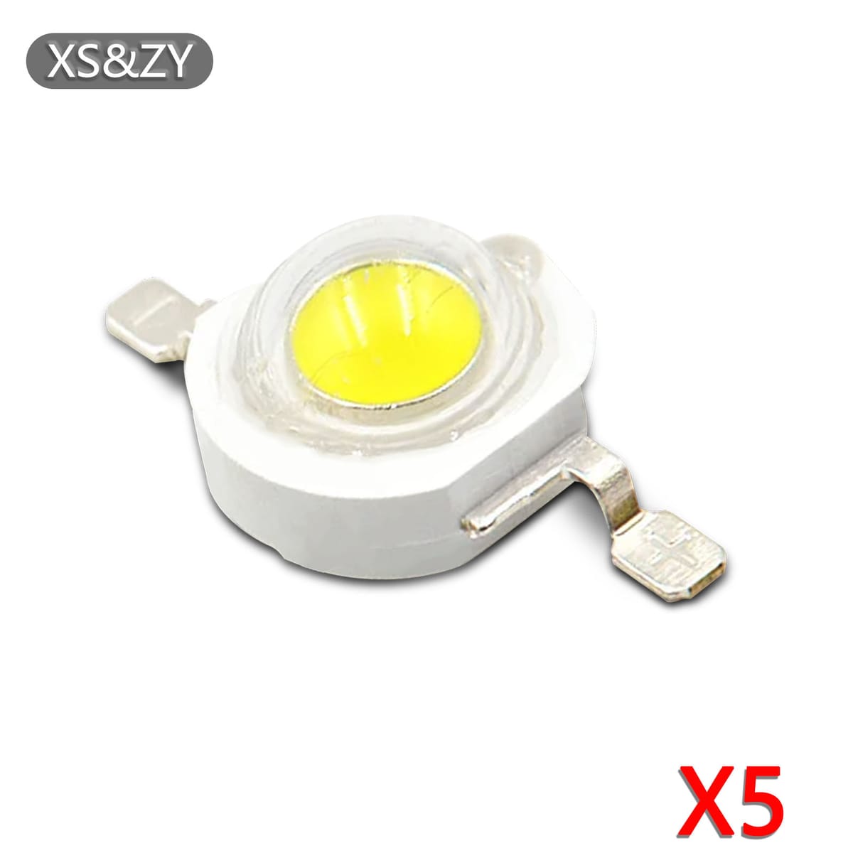 5PCS LED Bead 1.5W 3W White 6500k IC SMD Lampgold Lines Emitter Diode Lamp Bulb Chip  For DIY LightIndoor And Outdoor Lighting