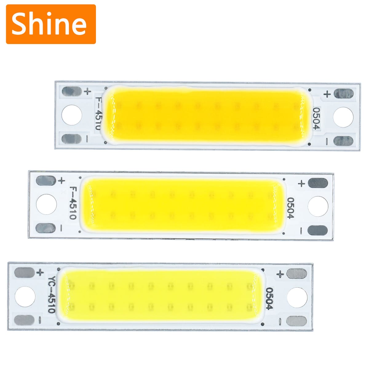 8pcs High Power LED COB Lamp beads 5W DC15-17V 300mA For LED Car Headlight Bicycle FlashLight Wall Lamps lights Decoration DIY