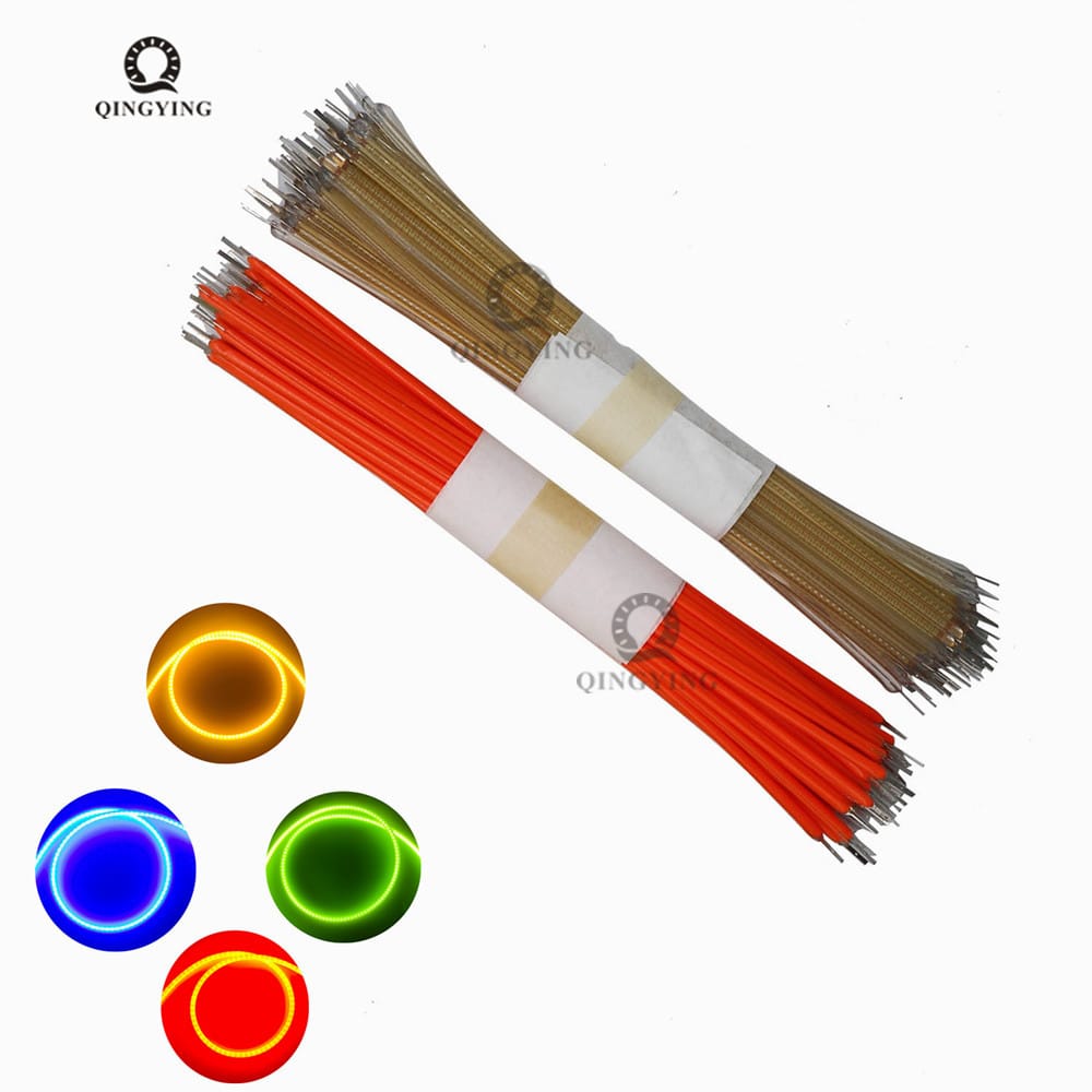 10-50pcs NEW Stype 130mm RED Green Blue Flexible filament DC3V Bulb LED Filament Lighting Accessories DIY Diode Flexible Beads