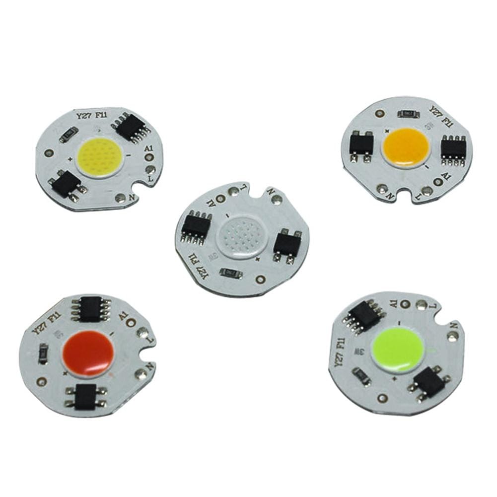 220V LED Beads 3W5W7W10W12W Light Emitting Surface Drive Free High Voltage LED Lamp Board Linear COB Light Source
