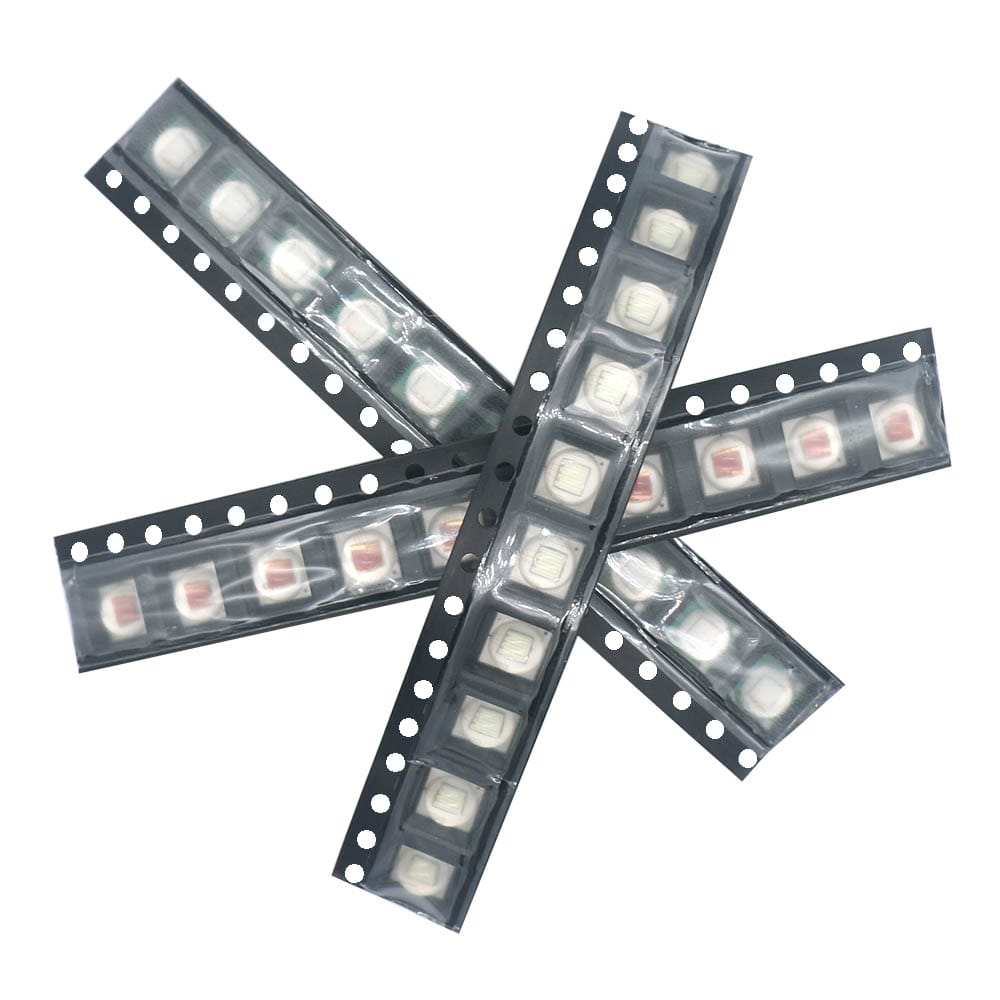 10pcs/pack 1-3W 5W LED diodes LED Chip LED Lamp Bead Flashlight Amber Cold White 6500K Red Green Blue Signal Light