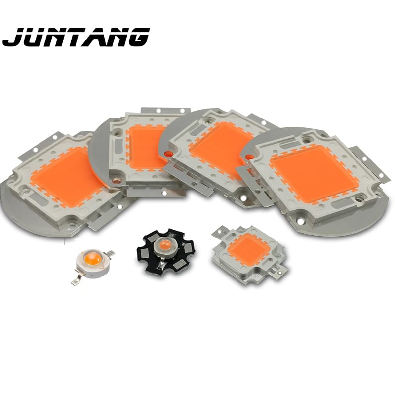 JUNTANG full spectrum high power 400-850nm COB integrated plant light chip 3W-100W LED growth plant lamp beads
