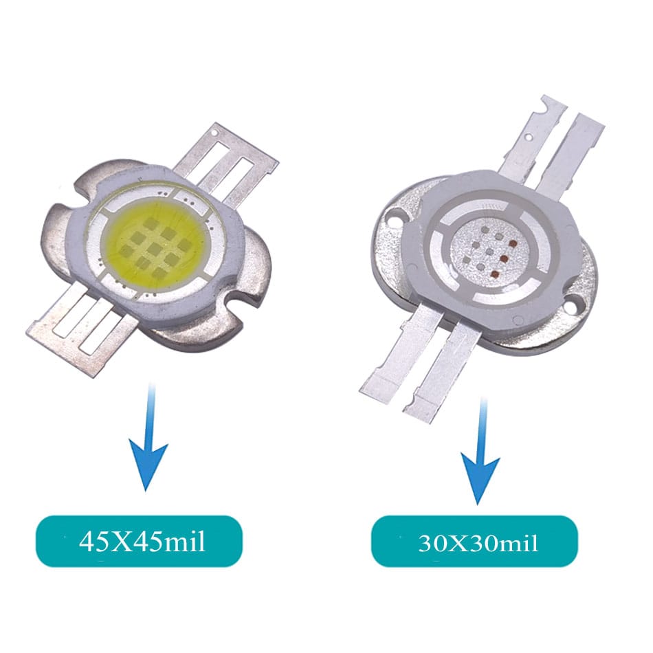 10W High Power LED Round Chip 9-12V 900mA Natural Cool Warm White  Red Green Blue UV IR COB SMD Light Beads For 10 W Floodlight