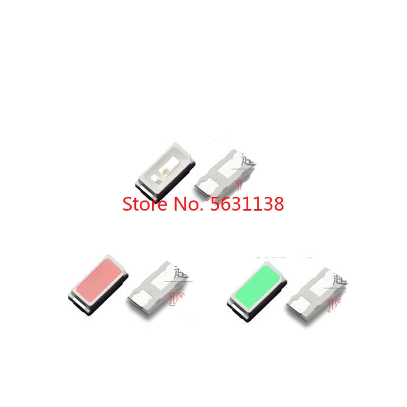 100PCS 3014 SMD LED RED/BLUE/GREEN/YELLOW/PINK/ICE BLUE 30mA 3.0*1.4*0.8mm Alloy wire light beads cree led COB chip power led