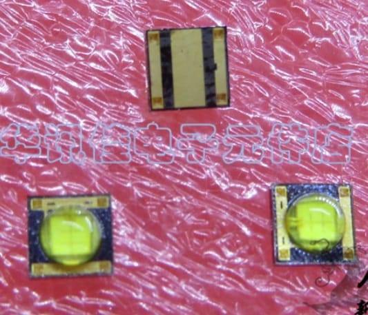 20PCS/Lot  Highlight High Power 1W SMD LED 3535 Lamp Bead White Light White 120LM-130LM Flashlight Bead