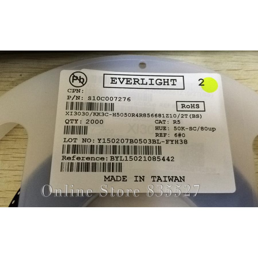 1000pcs/lot 3030 6V 150ma 1W white SMD LED lamp beads light emitting diode XI3030/KK3C-H5050 Original