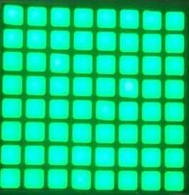 6mm 8*8 Jade Green Blue Red White Square LED Dot Matrix Digital Tube  LED Display Module 2488BGG 2488BB Light Beads