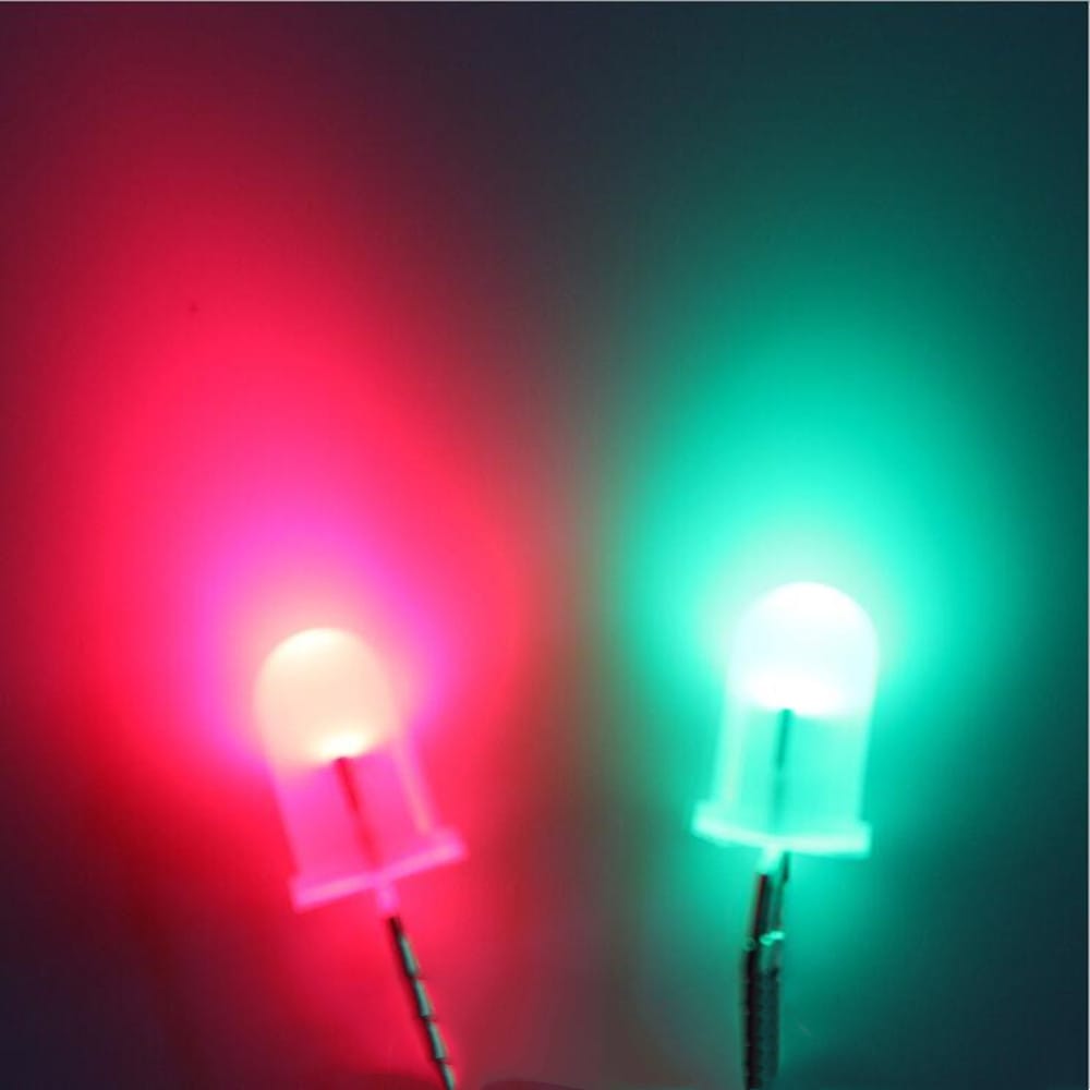 F3/F5 3mm 5mm red - green double color Mutual flash common cathode/Common Anode Foggy 3PIN light-emitting diode LED Lamp beads