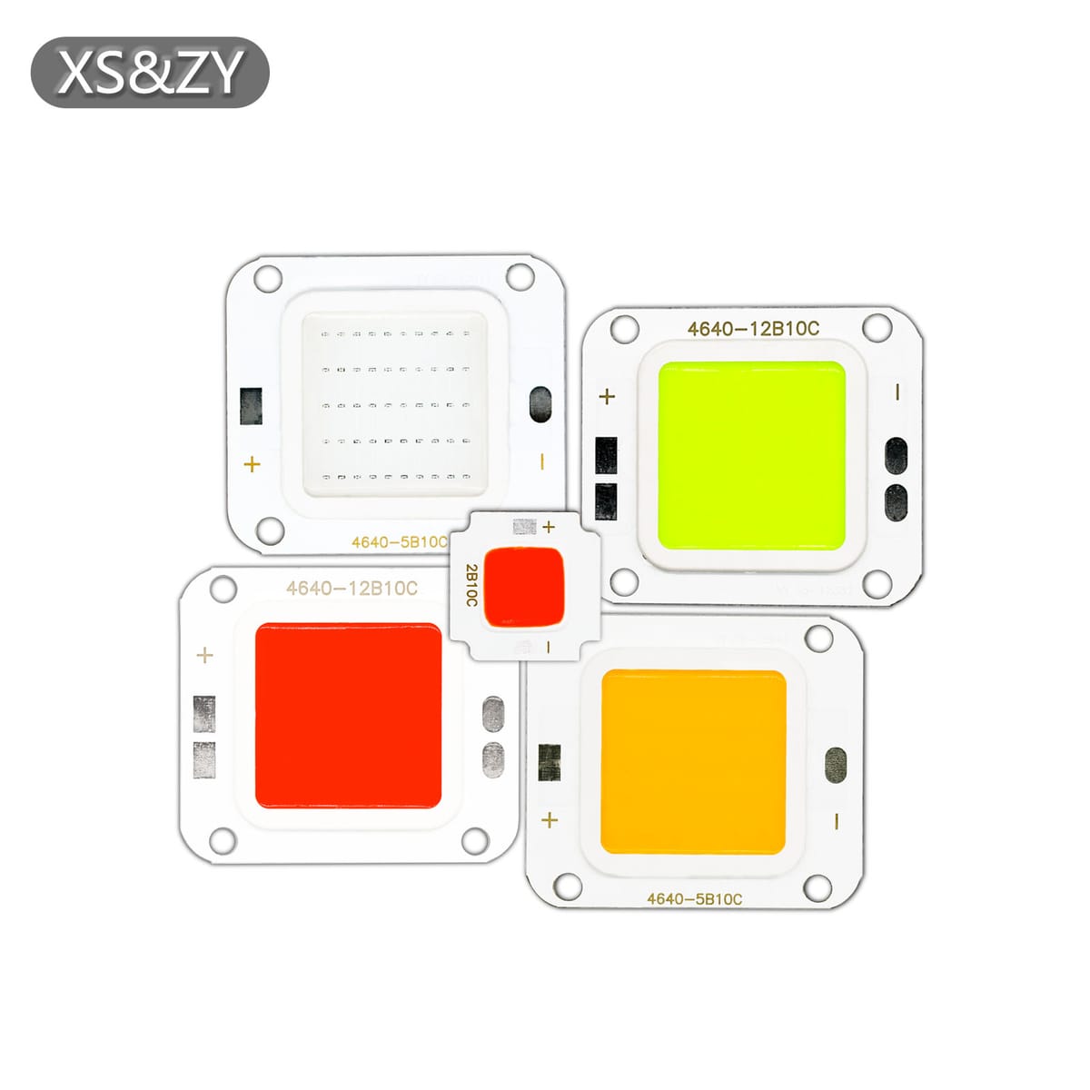 LED COB Chip Lamp Beads 10W 20W 30W 50W High Brightness 4640mm Green Blue Red Yelloe For Floodlight Accessories Outdoor Lighting