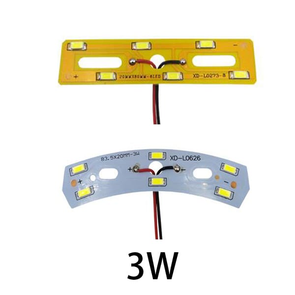 3W 8-12V 300mA 5730 83.5*20mm 20*80mm Rectangle Arc Warm Yellow White Chip SMD 6 LED Crystal Light Base Bulb Lamp Bead Emitter