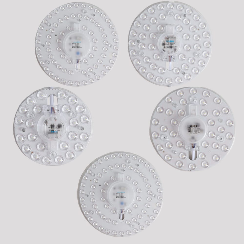 12W/18W/24W/36W 11.5/14/15.5/19cm 2835 Warm Yellow White Round Chip LED Light Acrylic Base Panel Bulb Lamp Bead Emitter Module