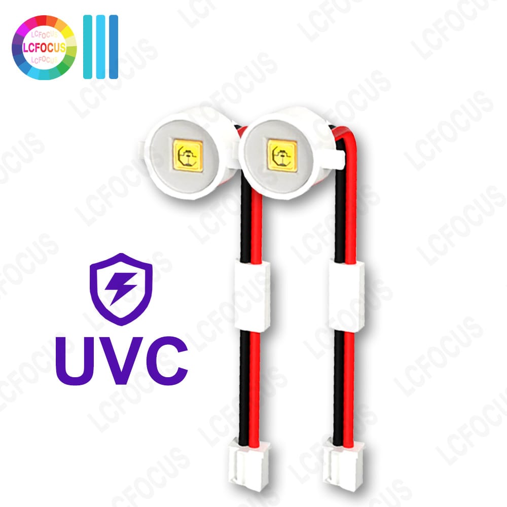 DC 12V 24V UVC 270-280NM Ultraviolet Water Purifier Sterilization Pet Water Dispenser Humidifier LED Disinfection Light Beads