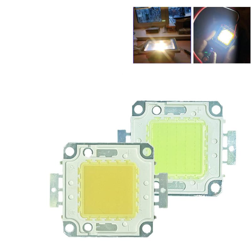 LED Chip Beads 100W 50W 30W 20W 10W 30-32V Backlight Lamps Cold Light Warm Light LED Beads For LED Flood Light Bulbs