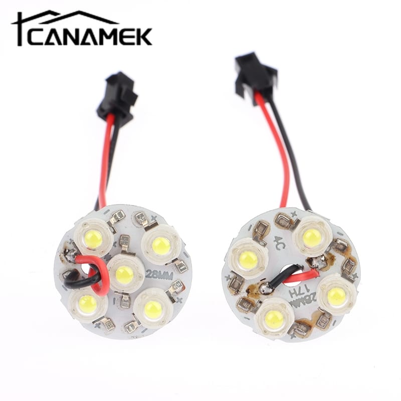 High Brightness LED 3W/4W/5W Lamp Bead Light Board Bulb Round Transformation Light Source 23/28mm Indoor Light