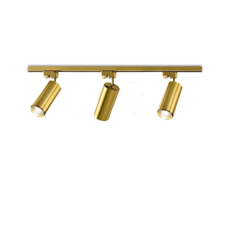 Nordic golden spotlight Led track light COB Lamp beads track light clothing store spotlight wall lamp Home decoration Lamp beads