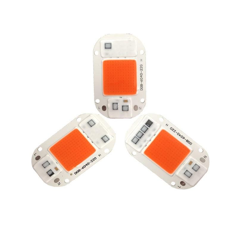 COB Module Driverless 220V 20W 30W Flip DOB 50w Led Chip Lamp Beads For Spotlight Floodlight Plants Growing Grow Light Tent