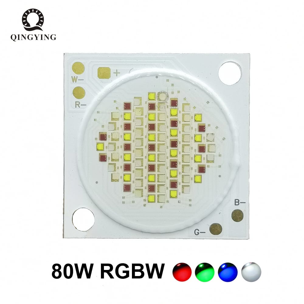 1pcs - 5pcs 80W Enough Power RGBW Stage Light Colorful High Power LED 700mA Red Green Blue White COB Chip Lighting Source Beads