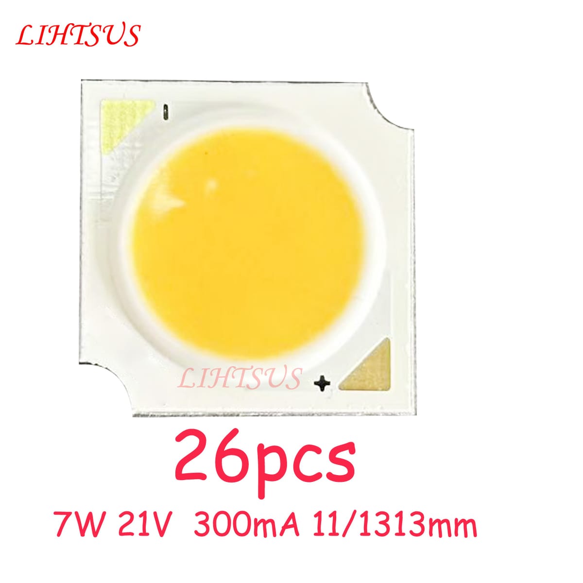 26PCS 08/1313mm 11/1313mm LED COB Chip   3W  5W 7W 10W 12W 18W CRI95+ Led COB Light Beads  Light Emitting Diode