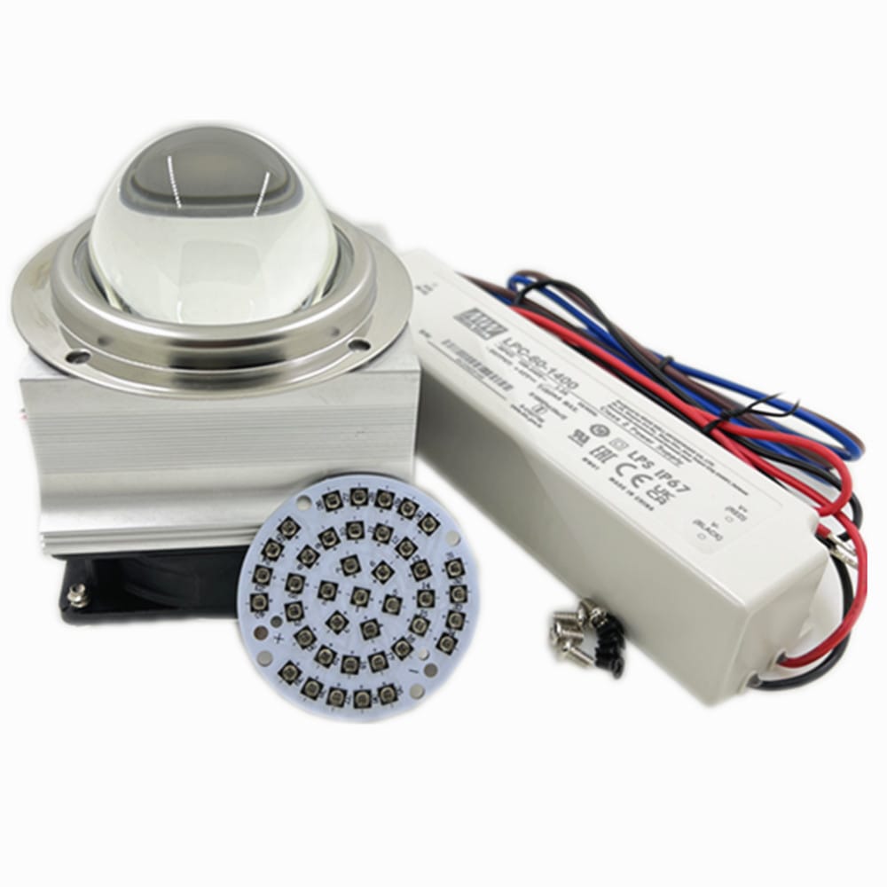 3838 40 Lamps 60W Lnfrared Light LED Lamp Beads High Power IR 850 940nm Chip Camera Monitoring Fill Light Source