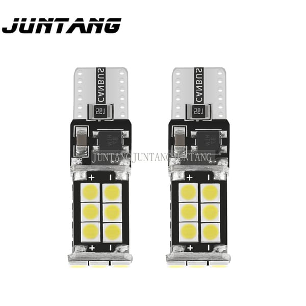 2pcs car headlight led lamp bead bulb led width light T10 3030 15SMD width light license plate light car door light