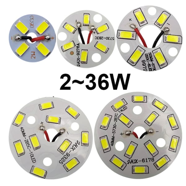 5PCS SMD5730 lamp Bead LED Bulb Lamp 3W6W9W12W 18W36W Brightness Light Board For led bulb led downlight lamp board accessorie