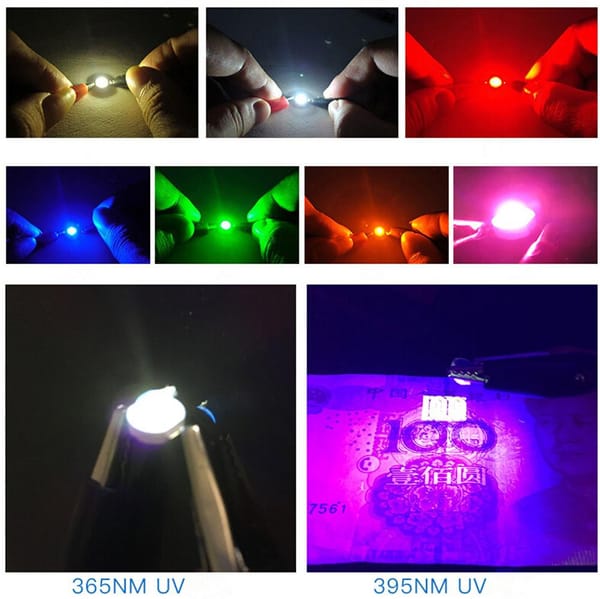 10Pcs/Set 3W LED High Power Super Bright Lamp Beads Night Light for Flashlight Stage Yard Dropshipping