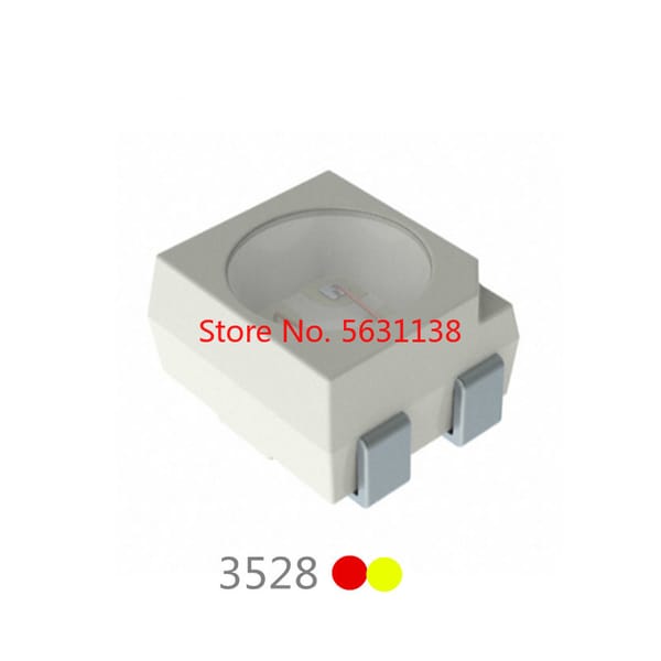 20PCS LAY T67B 3528 bicolor LED Emitting Diode ( amber red + yellow ) light beads plcc-4 2.1V 50mA Reverse polarity wholesale