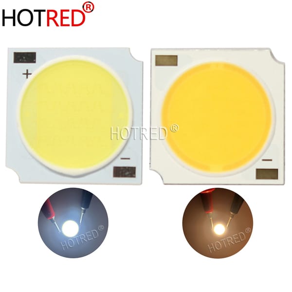 5pcs COB Chip 3W 7W 20W 1215 1313 1919 Light Bead for LED Bulb Integrated SMD diode high brightness led cob DIY  track lingt