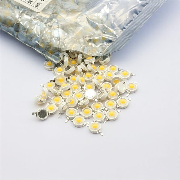 10pcs 100Pcs 1000pcs 1 W 3 W High Power LED Light Beams 3.2V-3.6V SMD Chip LED Diodes White/Warm White/Red/Green/Blue Lamp Beads