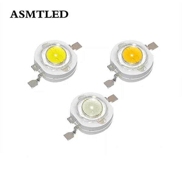 10pcs 100pcs 1000pcs Real Full Watt Chip 1W 3W High Power LED Light Beads Chip SMD 110-120LM LEDs Chip For Spot light Down light