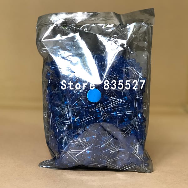 1000pcs/lot F5 5MM Round LED in the color DIP Blue Turn Blue LED light emitting diode For DIY Lights lamp beads